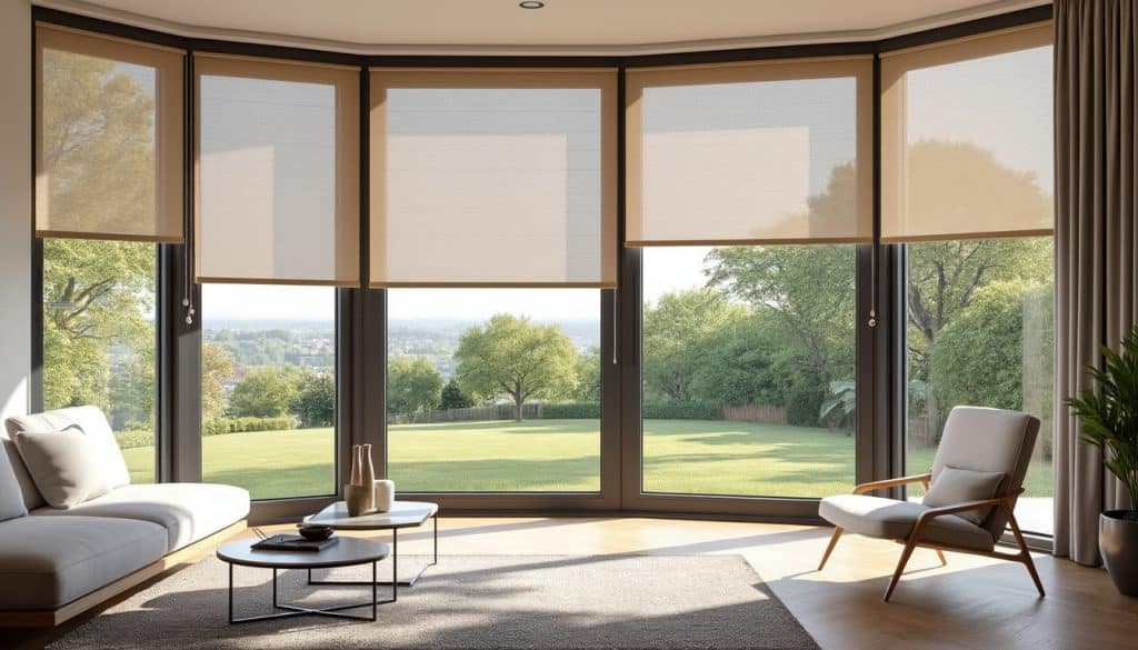 Comment habiller une baie vitrée sans rideau ?