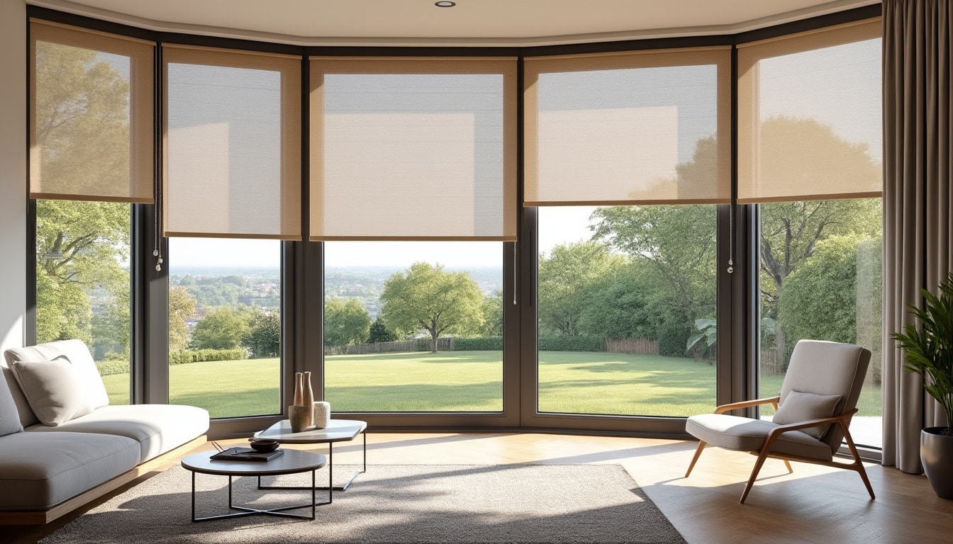 Comment habiller une baie vitrée sans rideau ?