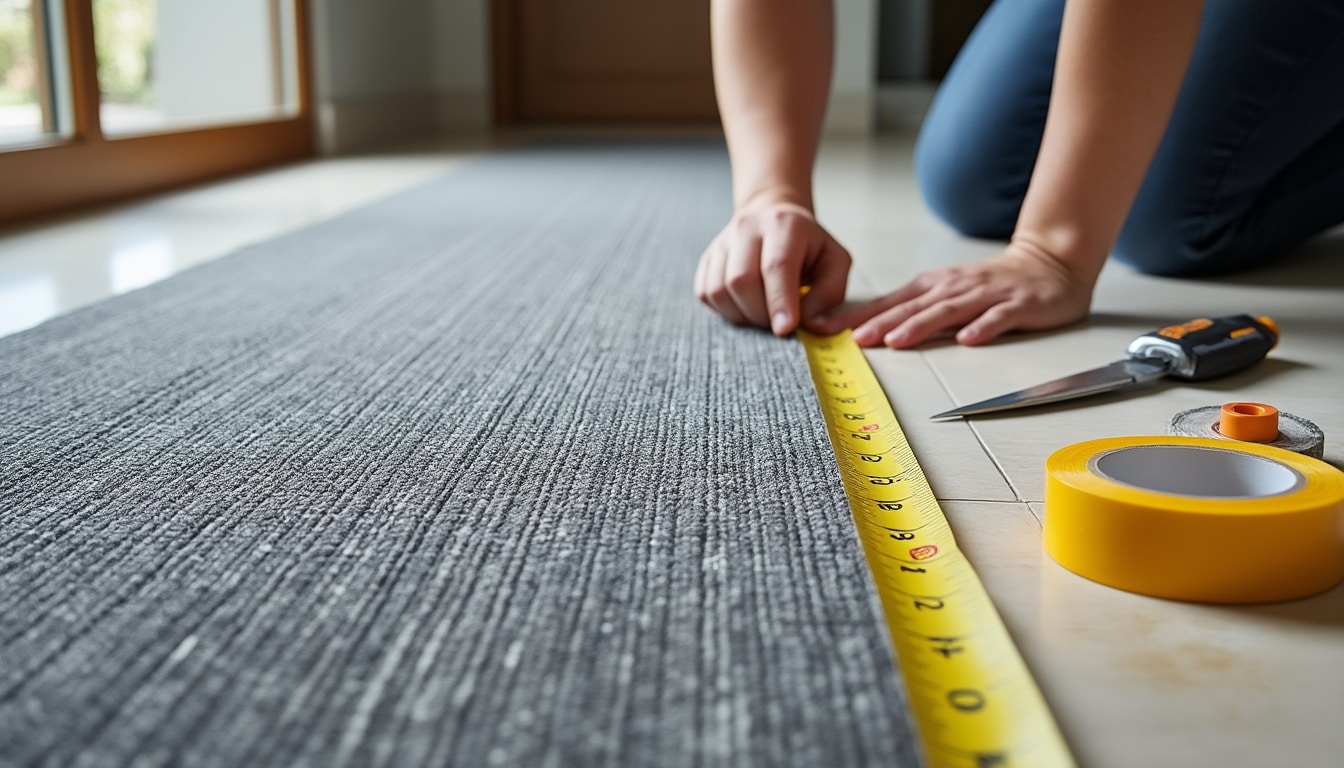 Tapis de couloir au mètre : la méthode et le matériel nécessaire